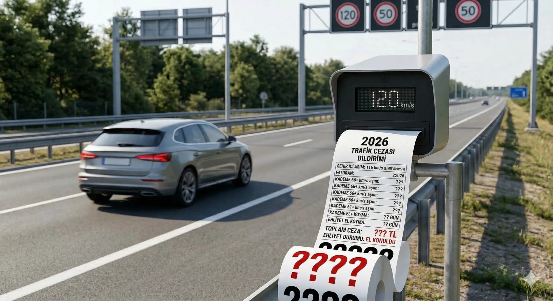 Radar Cezalarında "Yüzdelik" Devri Bitti: 2026'da Her Kilometrenin Ayrı Bir Fiyatı Var! - Haber | arabakarsilastirma.com.tr