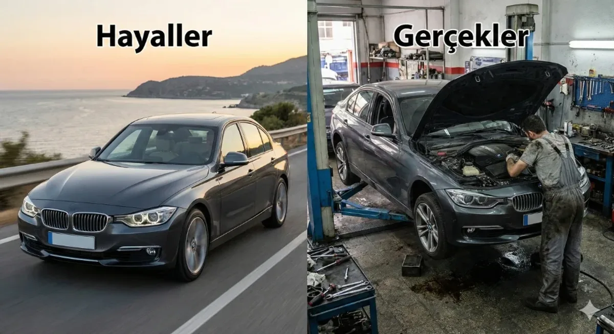 Hayaller BMW, Gerçekler Sanayi mi? 2026'da "10 Yaşında BMW" Almak Mantıklı Bir Kumar mı? - Rehber | arabakarsilastirma.com.tr