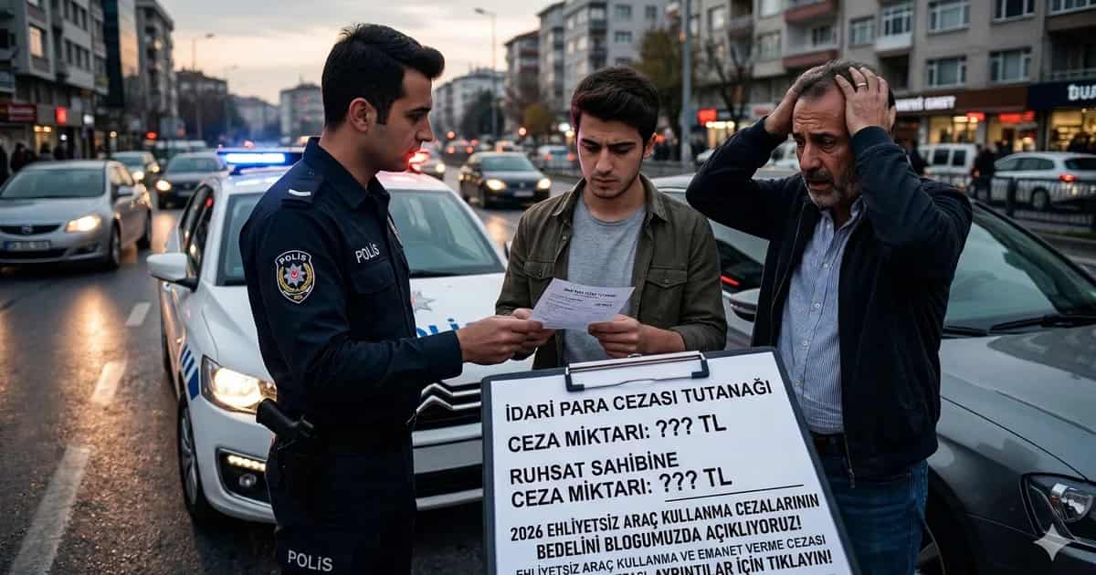 2026 Ehliyetsiz Araç Kullanma Cezası Belli Oldu! Arabayı Veren de Yandı, Süren de... - Haber | arabakarsilastirma.com.tr