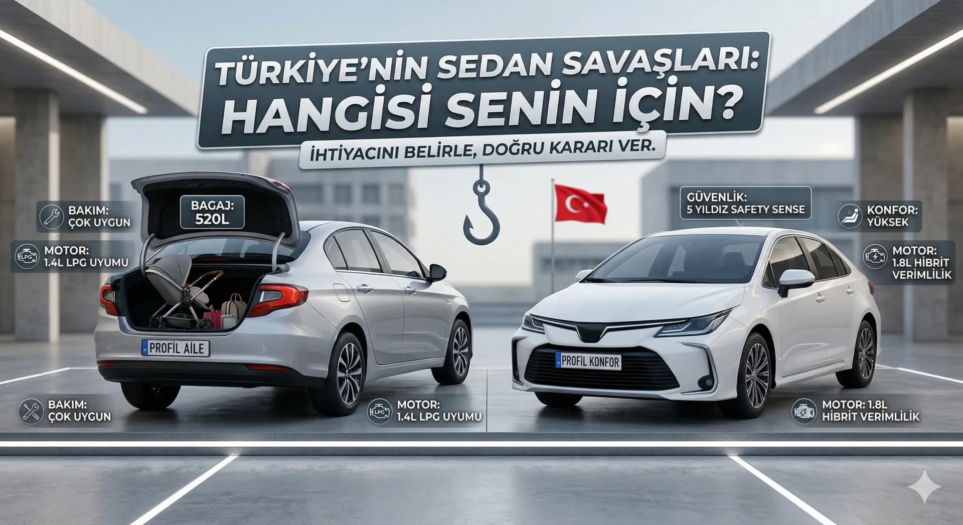 Türkiye'nin En Çok Satan İki Sedanının Meydan Muharebesi: Fiat Egea mı, Toyota Corolla mı Alınır?!