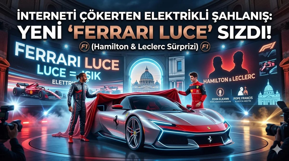 İnterneti Çökerten Elektrikli Şahlanış: Yeni "Ferrari Luce" Sızdı! (Hamilton ve Leclerc Sürprizi) - Haber | arabakarsilastirma.com.tr