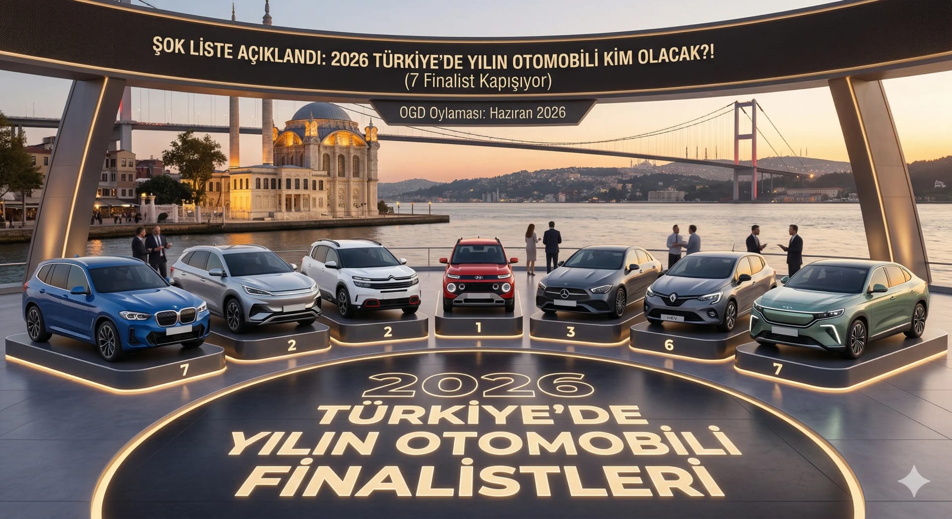Şok Liste Açıklandı: 2026 Türkiye'de Yılın Otomobili Kim Olacak?! (7 Finalist Kapışıyor) - Haber | arabakarsilastirma.com.tr