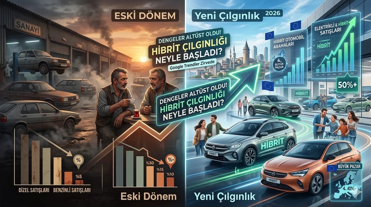 Türkiye'de Dengeler Altüst Oldu: "Hibrit Otomobil" Çılgınlığı Neden Bir Anda Patladı? - Haber | arabakarsilastirma.com.tr