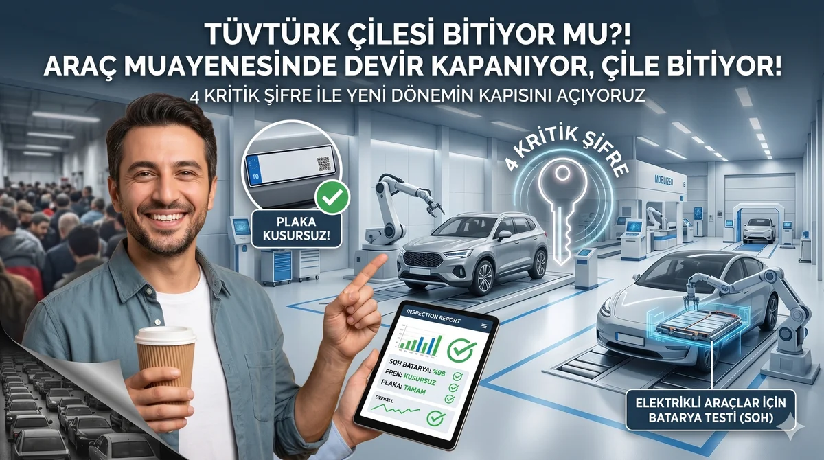 "TÜVTÜRK Çilesi Bitiyor mu?!" Araç Muayenesinde Başlayan Yeni Dönemin 4 Kritik Şifresi - Rehber | arabakarsilastirma.com.tr