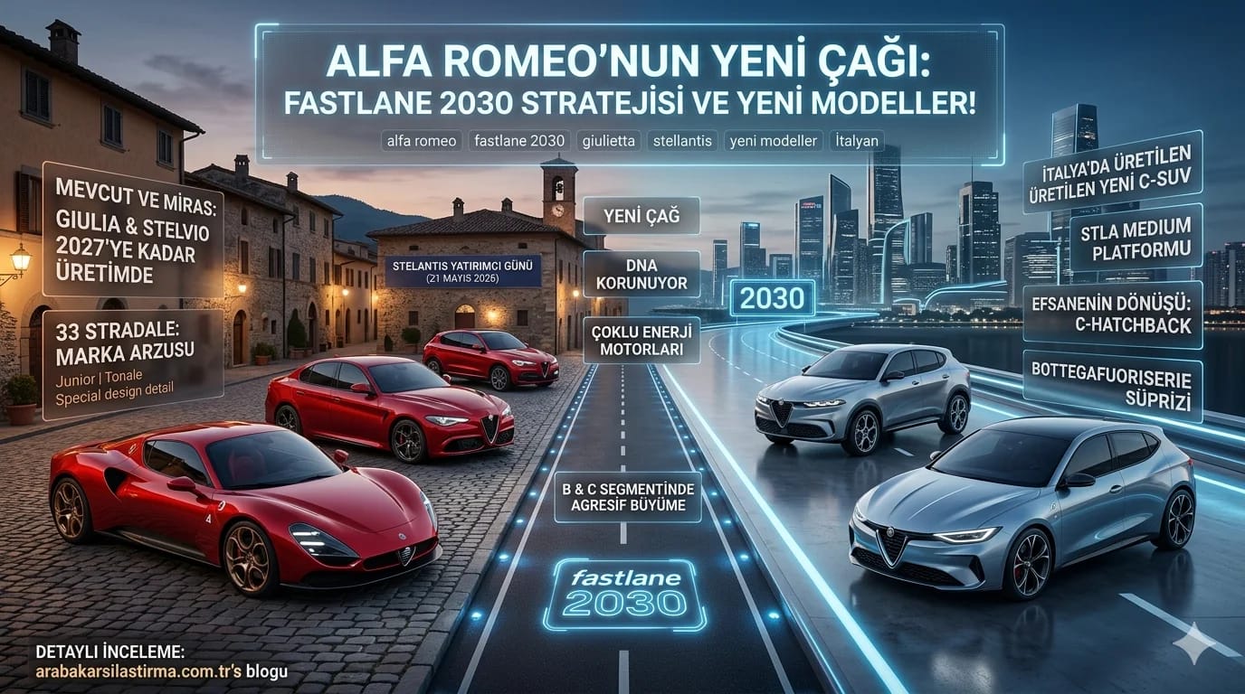 Alfa Romeo'nun Yeni Çağı: Stellantis "Fastlane 2030" Stratejisini Açıkladı! - Haber | arabakarsilastirma.com.tr