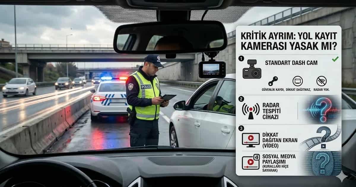 'Kaza Yaptım, Haklıyım Ama Kanıtlayamıyorum!' Derdine Son! Araç Kamerası Takmak Yasak Mı, Delil Olur Mu? (2026 Güncel Mevzuat) - Rehber | arabakarsilastirma.com.tr