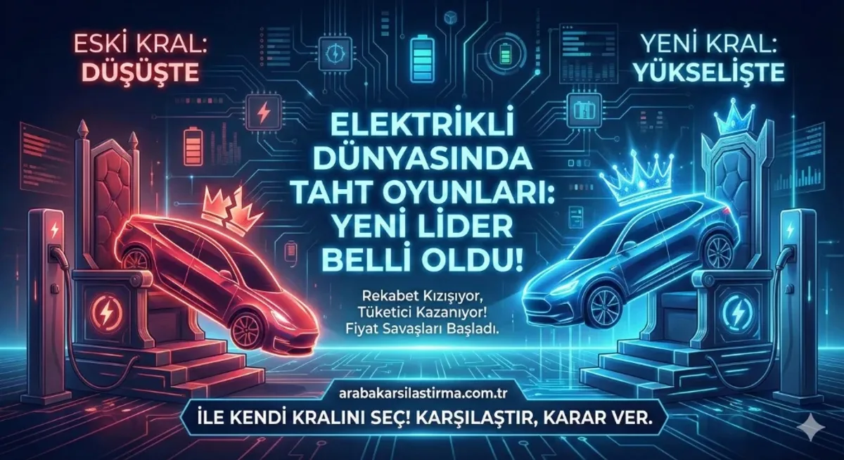 Elektrikli Dünyasında "Taht Oyunları" Sona Erdi: Kral Artık Tesla Değil! - Haber | arabakarsilastirma.com.tr
