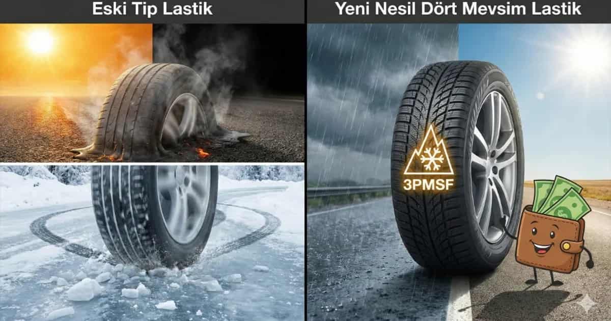 Lastik Oteli Masrafından Bıkanlar Buraya! "Dört Mevsim" Lastiği 2026'da Kış Lastiğinin Yerini Tutabilir mi? - Bakım | arabakarsilastirma.com.tr