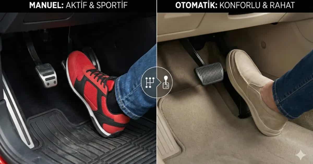 Sol Ayağınıza Özgürlük mü, Yoksa "Kontrol Bende" Tutkusu mu? Manuel vs Otomatik Savaşı - Rehber | arabakarsilastirma.com.tr