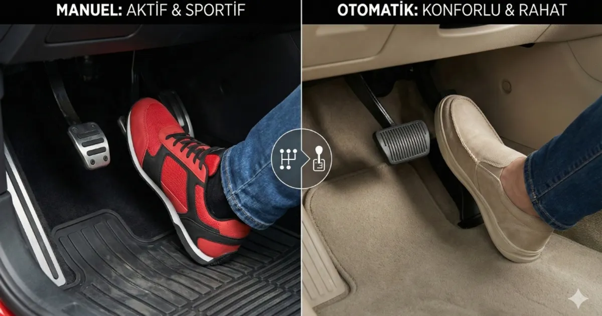 Sol Ayağınıza Özgürlük mü, Yoksa "Kontrol Bende" Tutkusu mu? Manuel vs Otomatik Savaşı - Rehber | arabakarsilastirma.com.tr