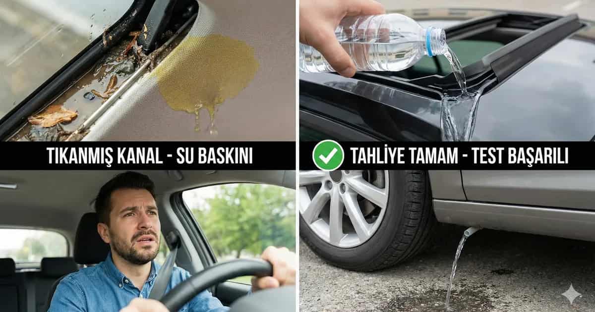 Bahar Yağmurları Gelmeden O "Gizli Delikleri" Açın! Sunrooflu Arabanız Neden Akvaryuma Döner? - Bakım | arabakarsilastirma.com.tr