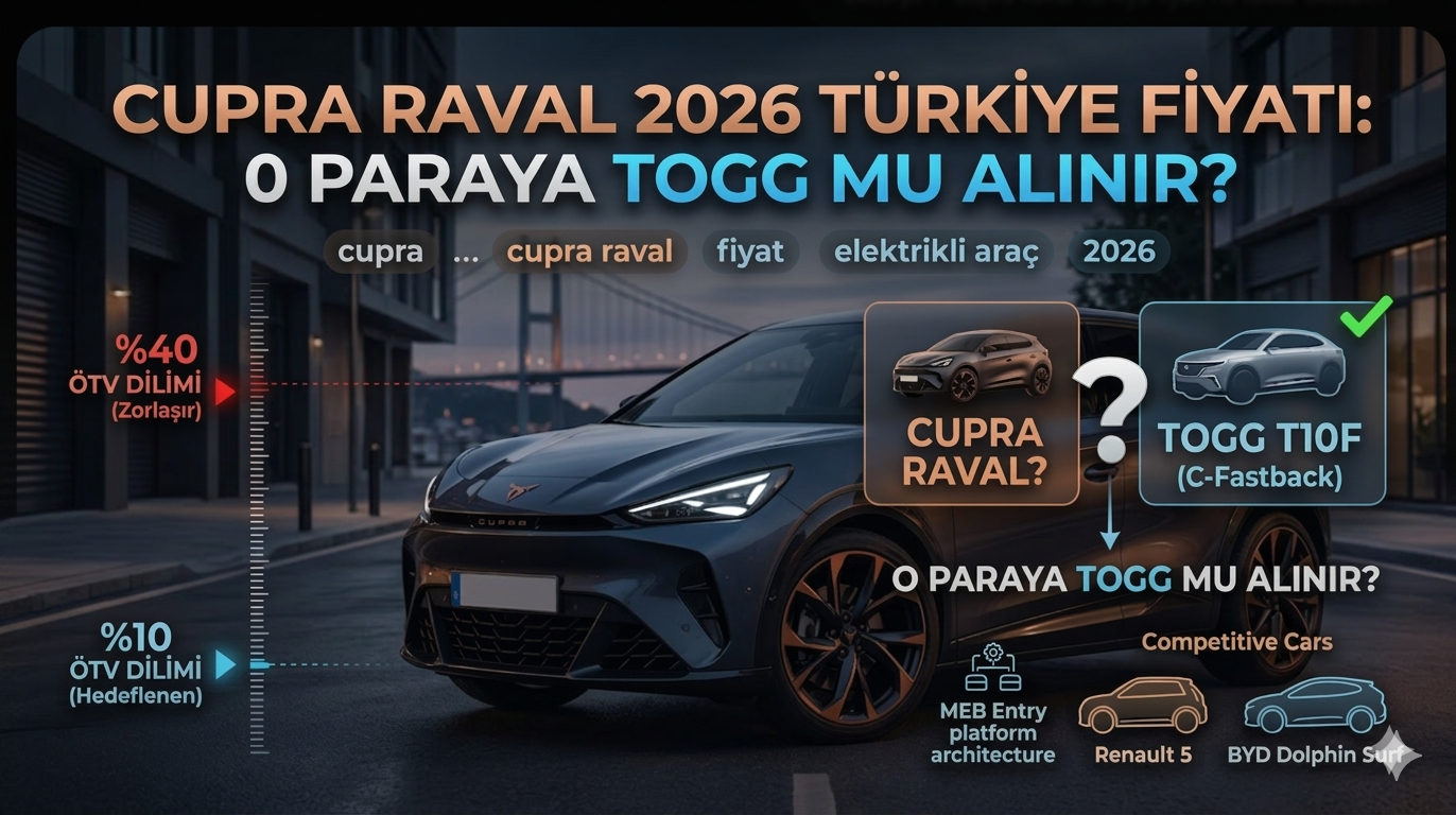 Cupra Raval 2026 Türkiye Fiyatı: O Paraya Togg mu Alınır ...